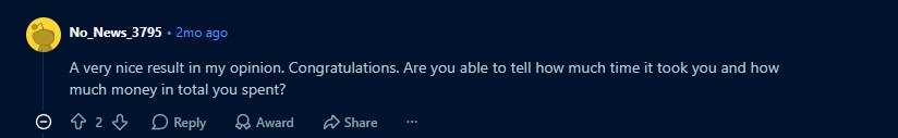 Reddit comment: A very nice result in my opinion. Congratulations.
