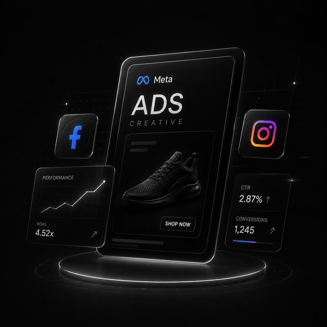 Meta ads creative showcase