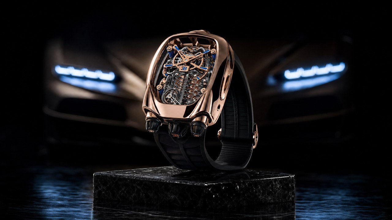 Still from the Bugatti watch ad