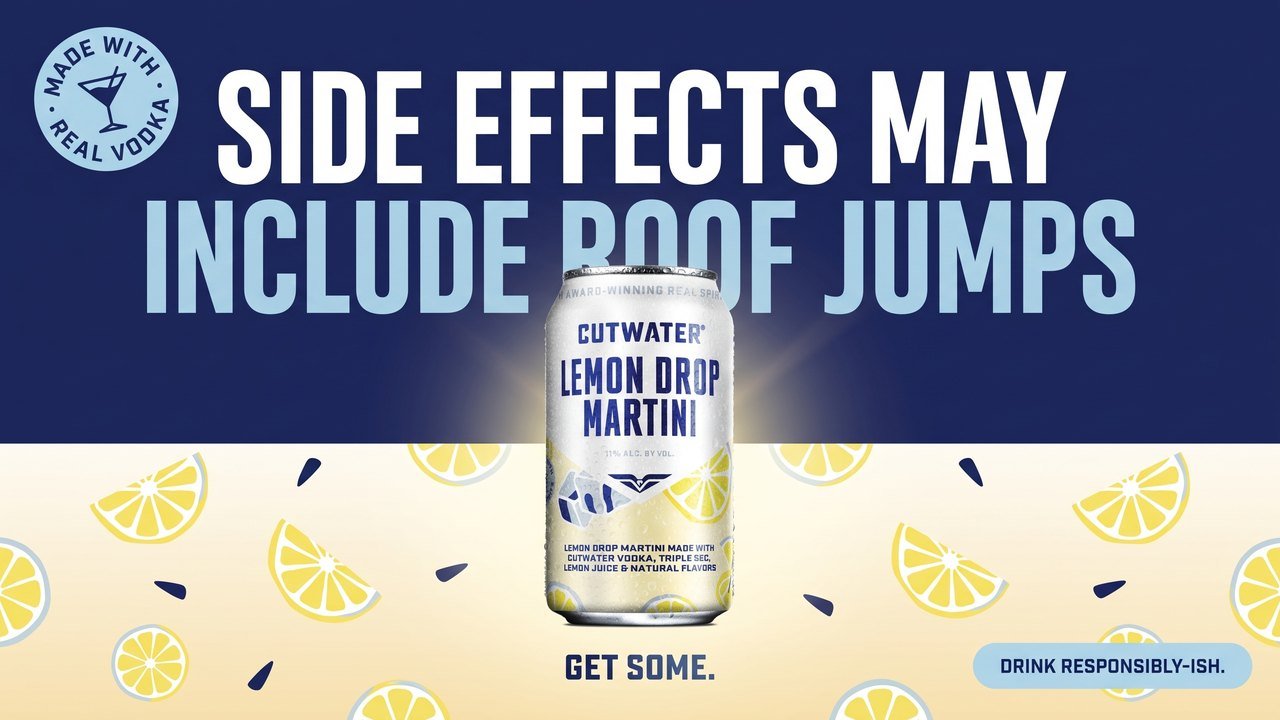Still from the Cutwater Spirits ad