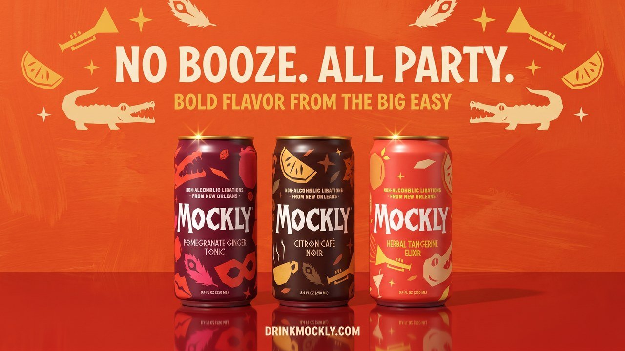 Still from the Mockly canned drink ad