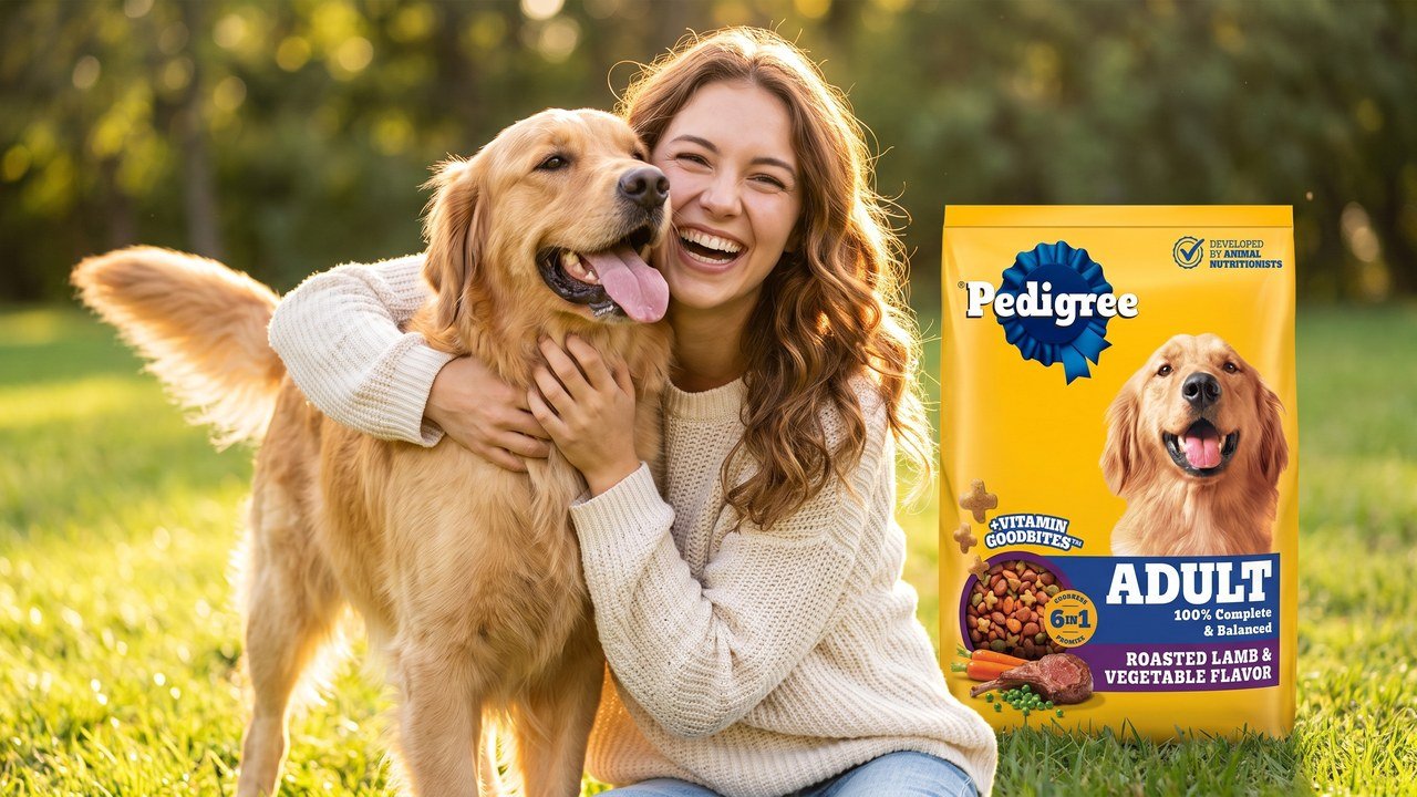 Still from the Pedigree ad
