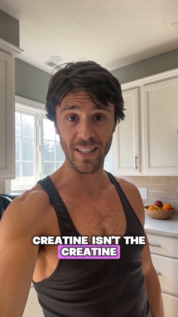 Still from an AI UGC video for a sports supplement brand
